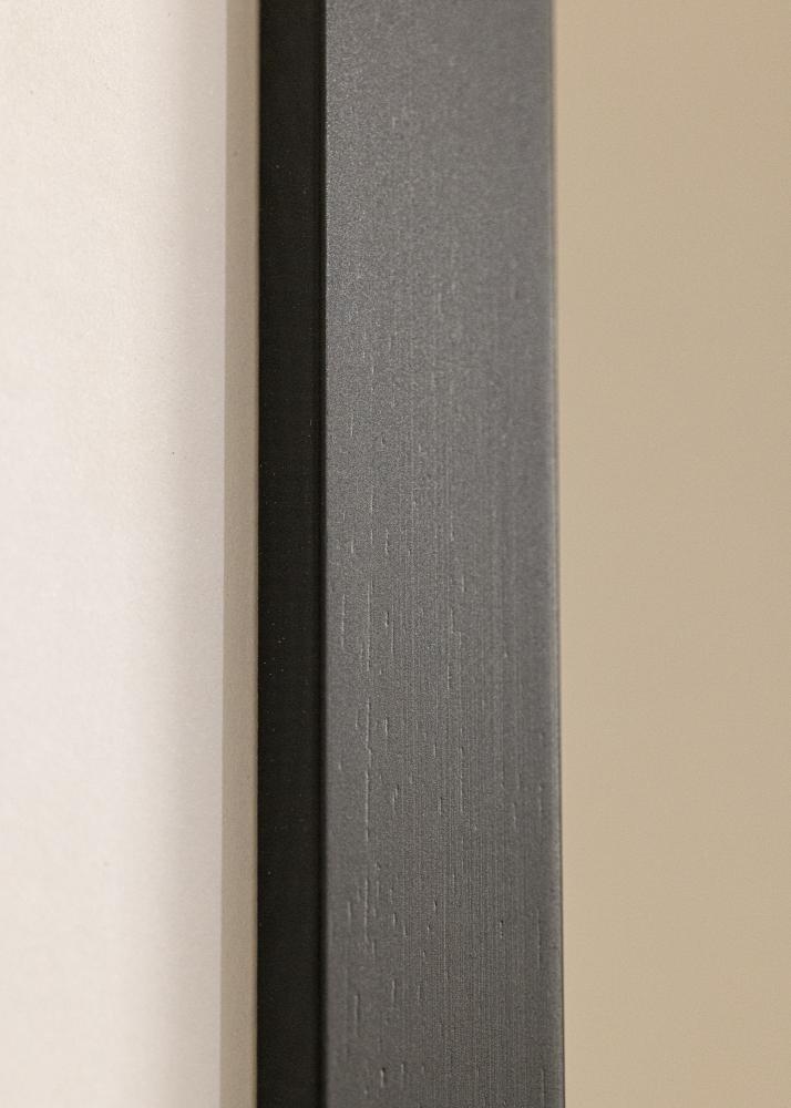 Cadre Black Wood Verre Acrylique 18x57 cm