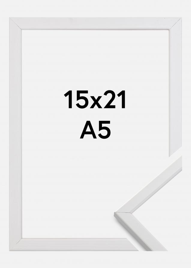 Cadre Galant Verre Acrylique Blanc 15x21 cm (A5)
