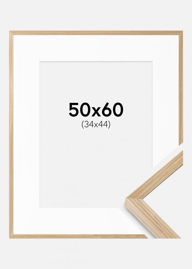 Cadre Soul Oak Veneer 50x60 cm - Passe-partout Blanc 35x45 cm