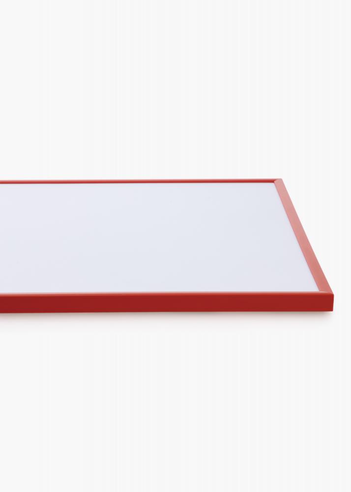 Cadre New Lifestyle Rouge clair 30x40 cm - Passe-partout Blanc 21x29,7 cm