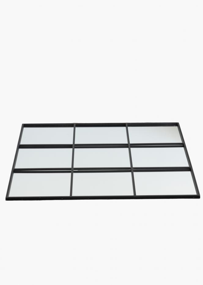 KAILA Miroir Squares - Noir 90x90 cm