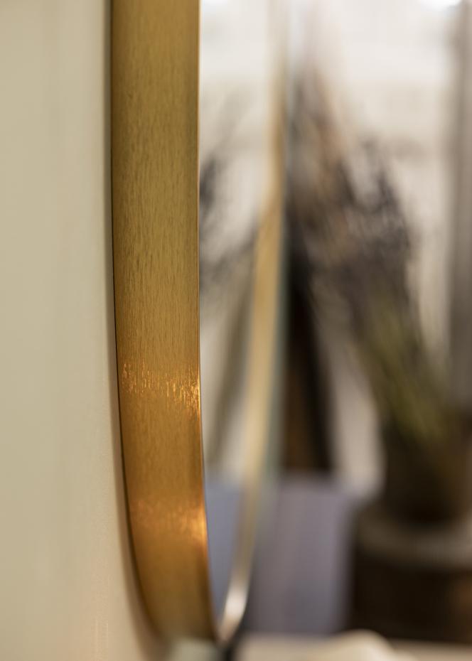 KAILA Miroir rond Edge Gold diamtre 80 cm
