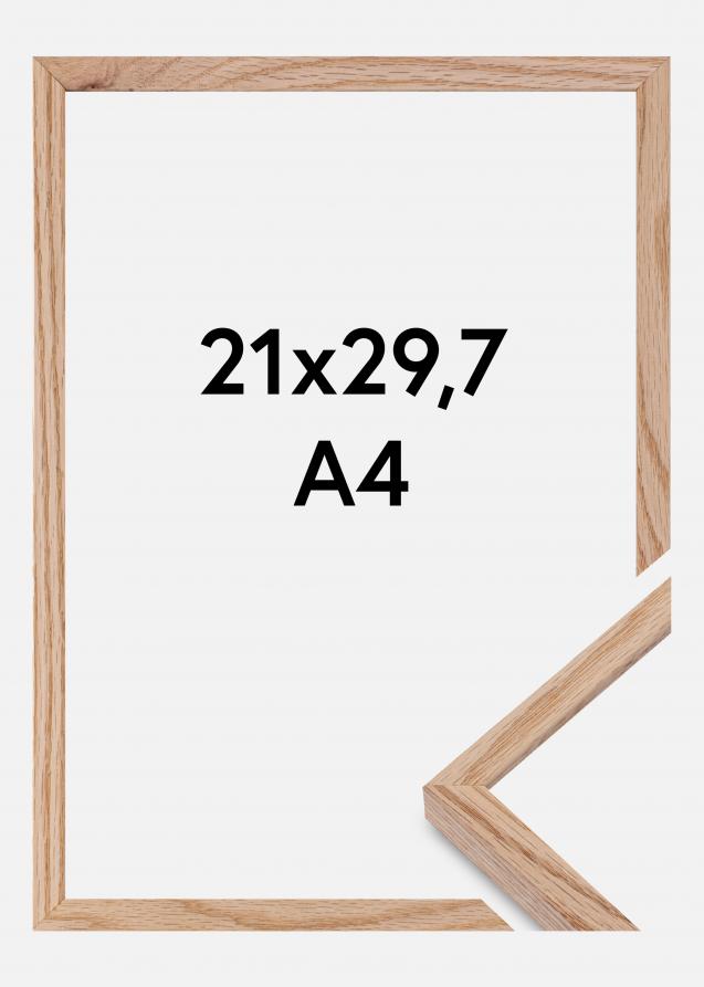 Cadre E-Line Verre Acrylique Chêne 21x29,7 cm (A4)