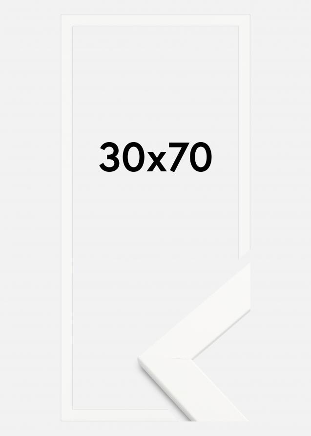 Cadre Trendline Verre acrylique Blanc 30x70 cm