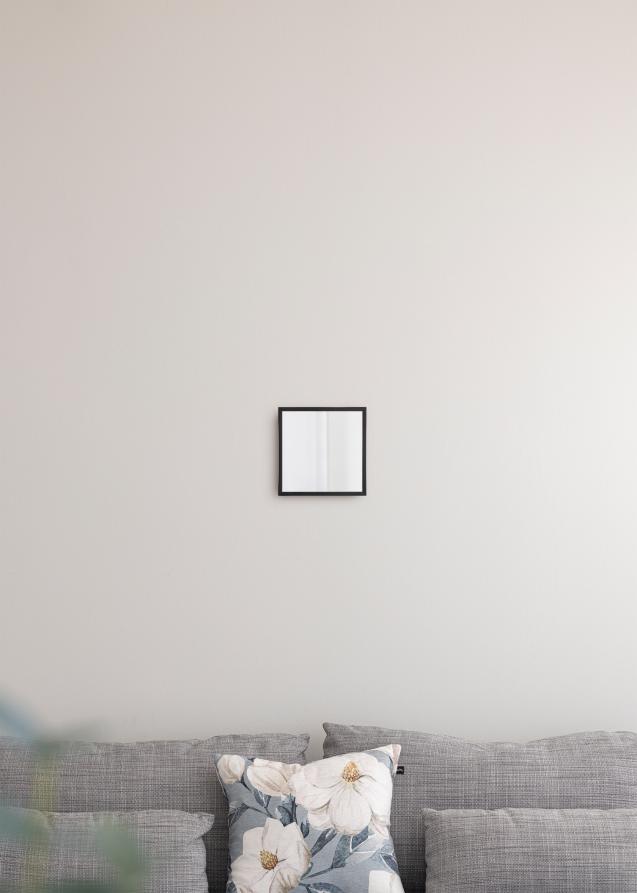 Miroir Chicago Noir Mat 21,1x21,1 cm