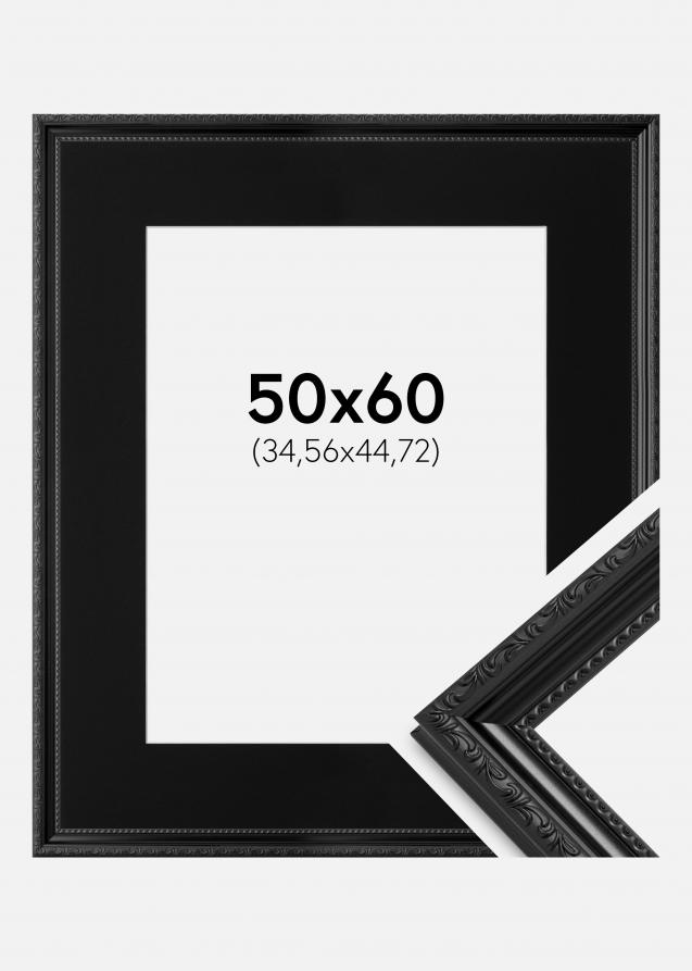 Cadre Abisko Noir 50x60 cm - Passe-partout Noir 14x18 pouces