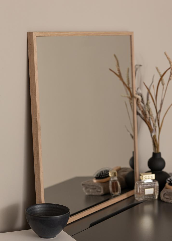 Miroir Chne 60x60 cm