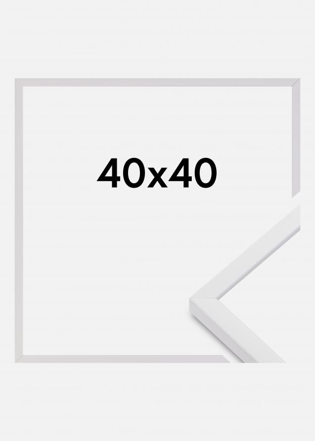 Cadre E-Line Verre Acrylique Blanc 40x40 cm
