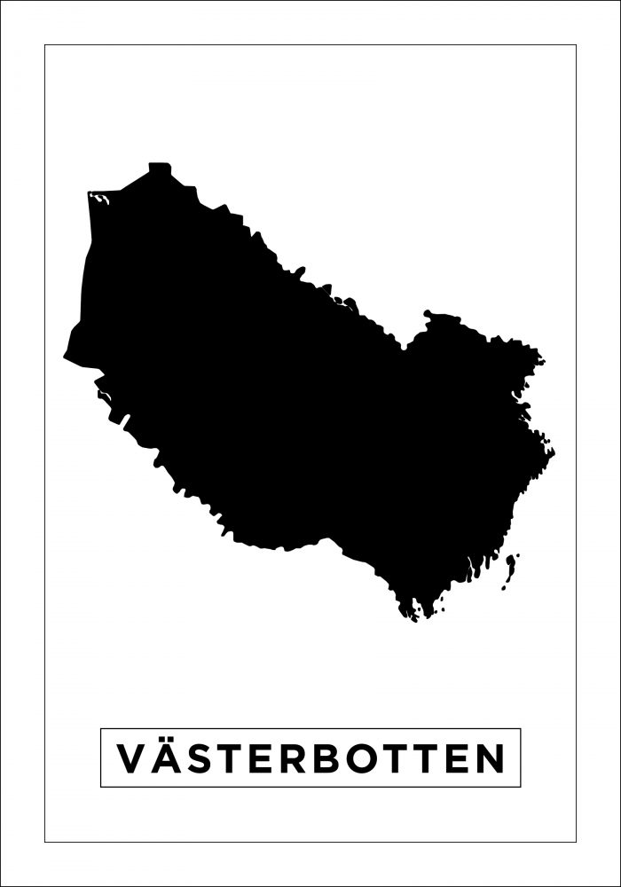 Map - Vsterbotten - White