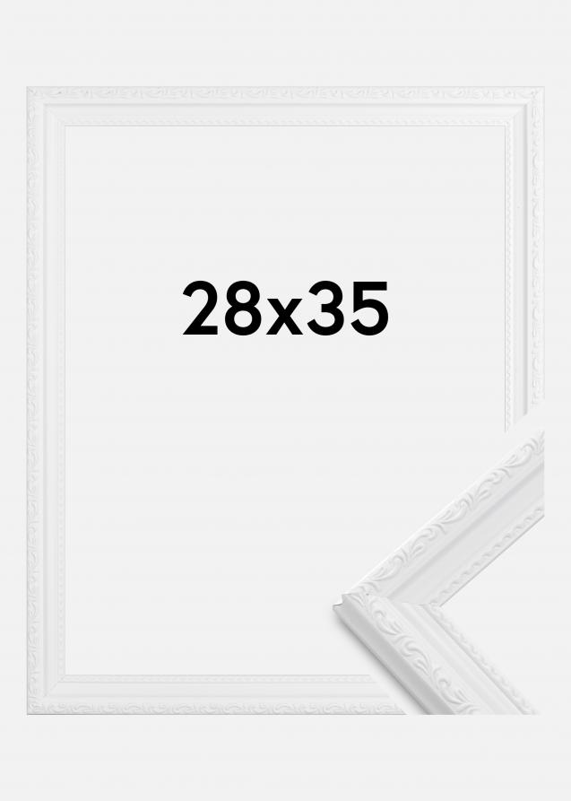 Cadre Abisko Verre Acrylique Blanc 28x35 cm