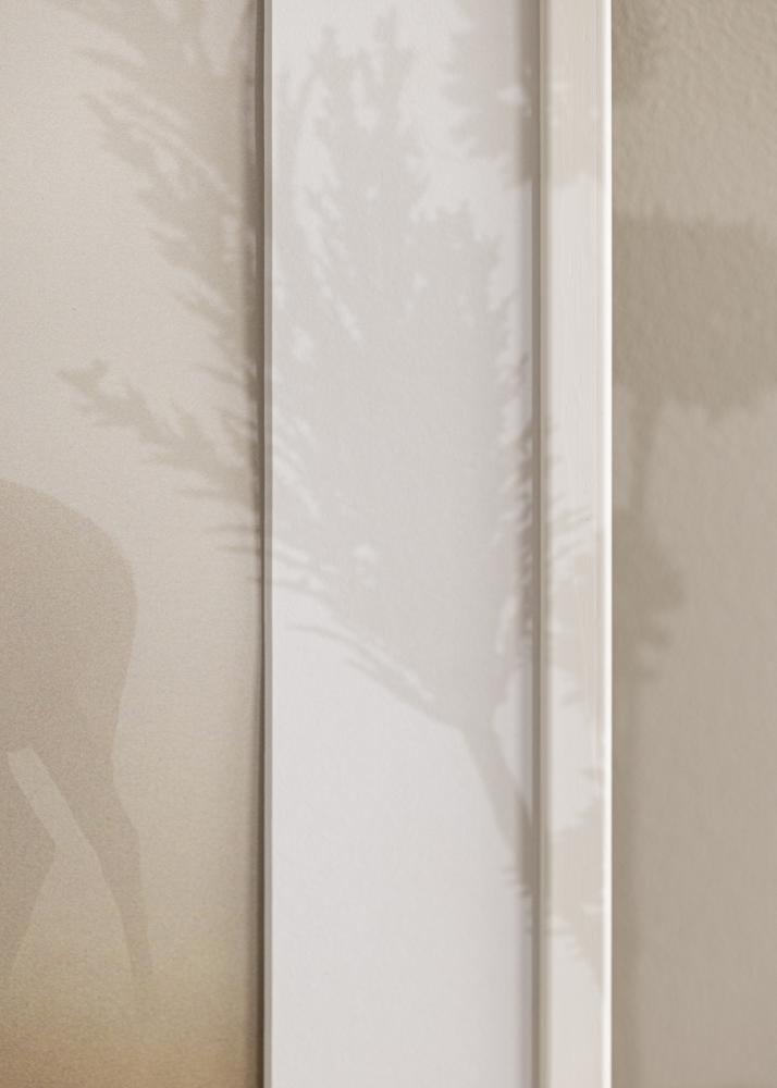 Cadre Galant Verre Acrylique Blanc 30x30 cm