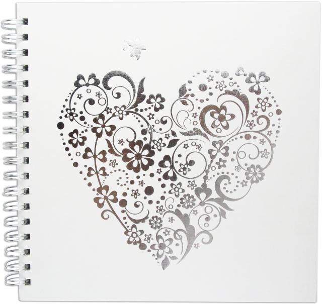 Celebration Blanc - 25x25 cm (48 pages blanches / 24 feuilles)