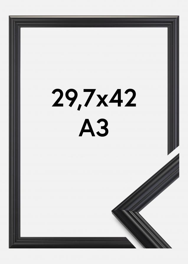 Cadre Siljan Verre Acrylique Noir 29,7x42 cm (A3)