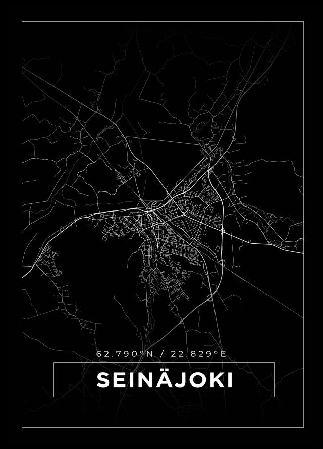 Map - Seinäjoki - Black