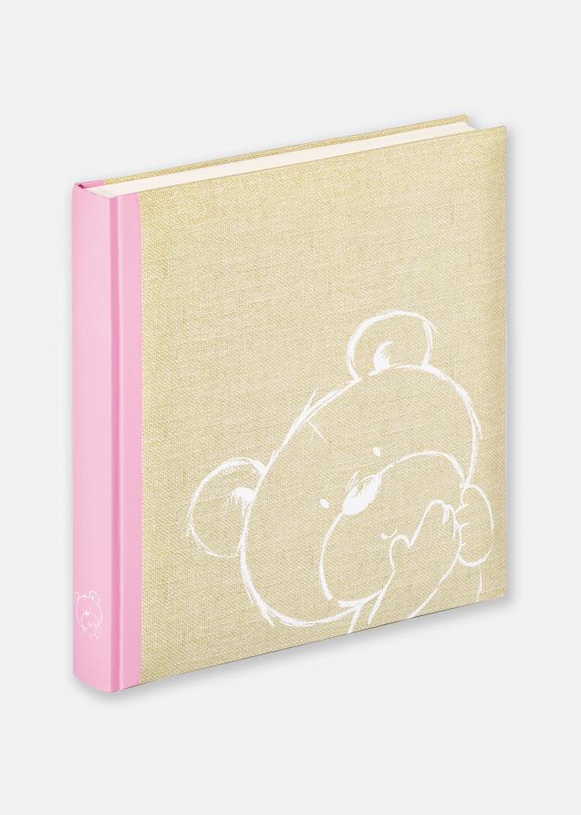 Dreamtime Album enfant Rose - 28x30,5 cm (50 pages blanches / 25 feuilles)