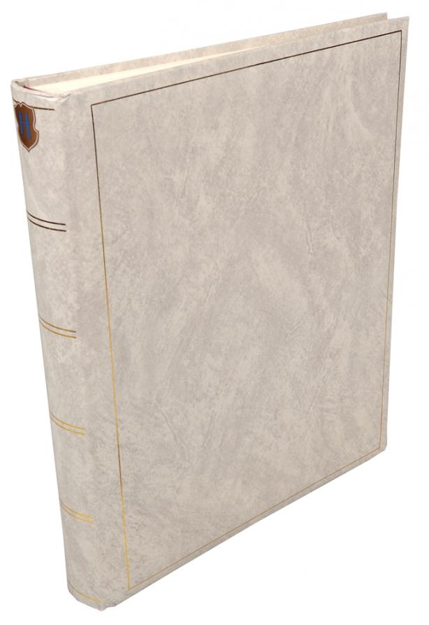 Henzo Basic Line Album photo Blanc - 30x36 cm (80 pages blanches / 40 feuilles)