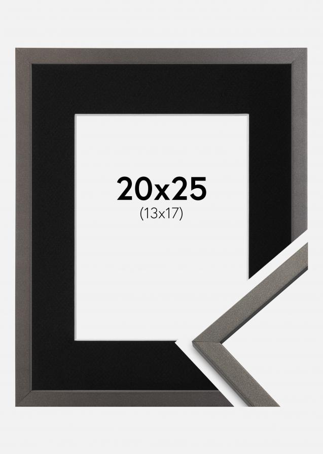 Cadre Edsbyn Graphite 20x25 cm - Passe-partout Noir 14x18 cm