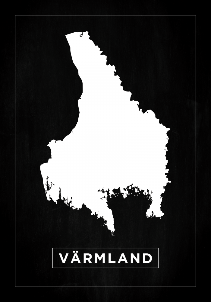Map - Vrmland - Black
