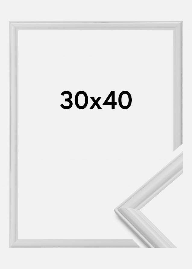 Cadre Line Blanc 30x40 cm