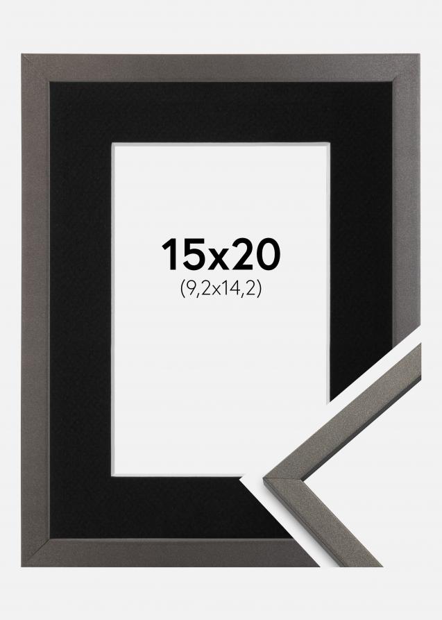 Cadre Edsbyn Graphite 15x20 cm - Passe-partout Noir 4x6 pouces