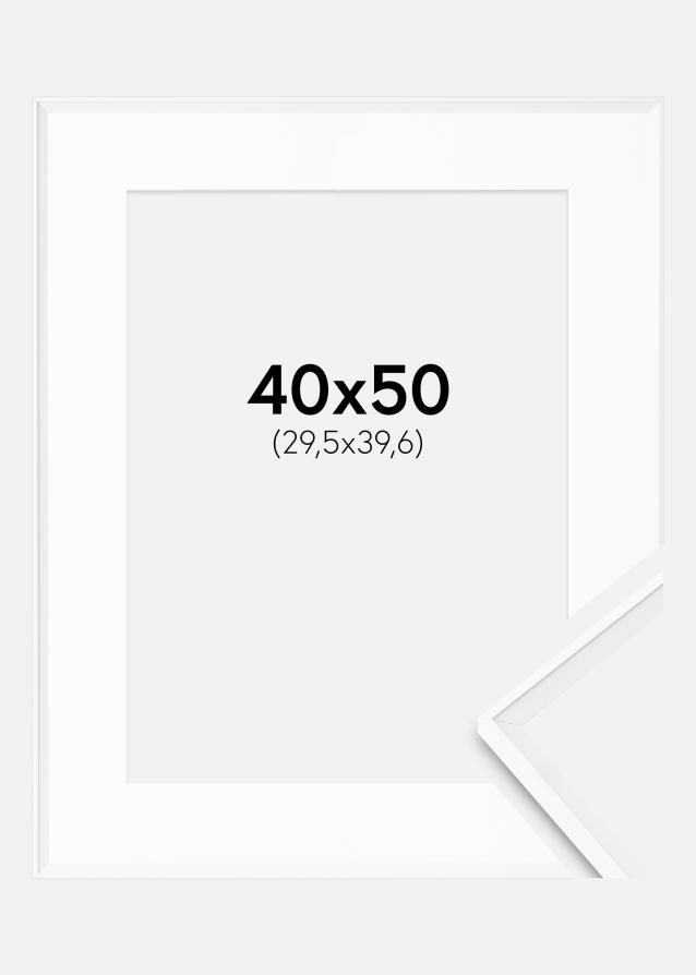 Cadre Desire Blanc 40x50 cm - Passe-partout Blanc 12x16 inches