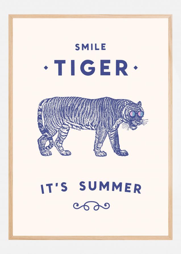 Smile Tiger Poster