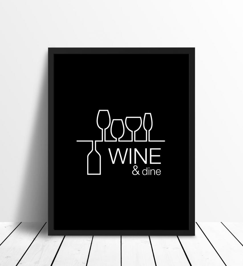 Wine & dine - Black
