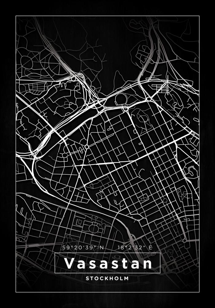 Map - Vasastan - Black