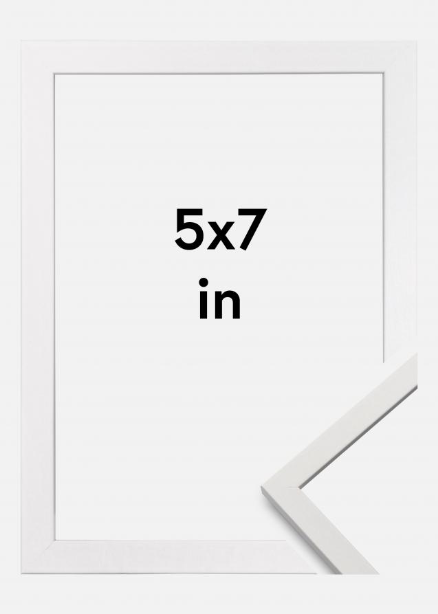 Cadre Edsbyn Verre Acrylique Blanc 5x7 inches (12,7x17,8 cm)