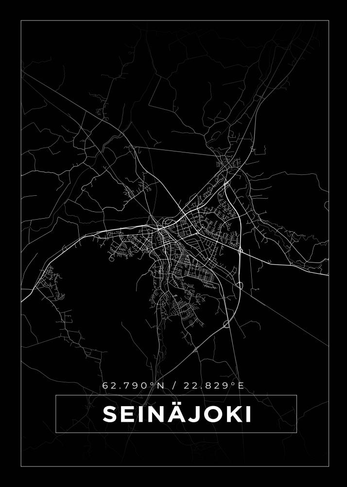 Map - Seinjoki - Black