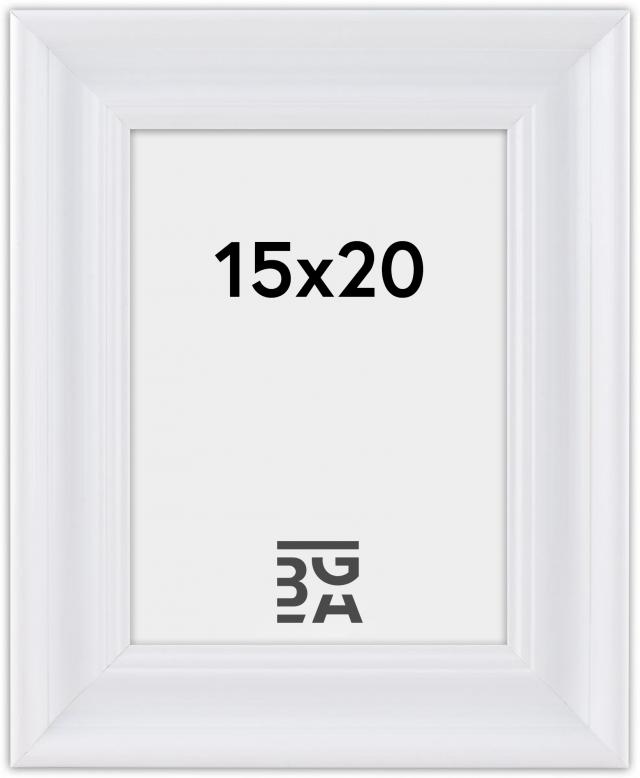 Cadre Charleston Blanc 15x20 cm