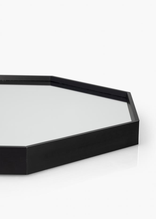 KAILA Miroir Octagon Noir diamtre 50 cm