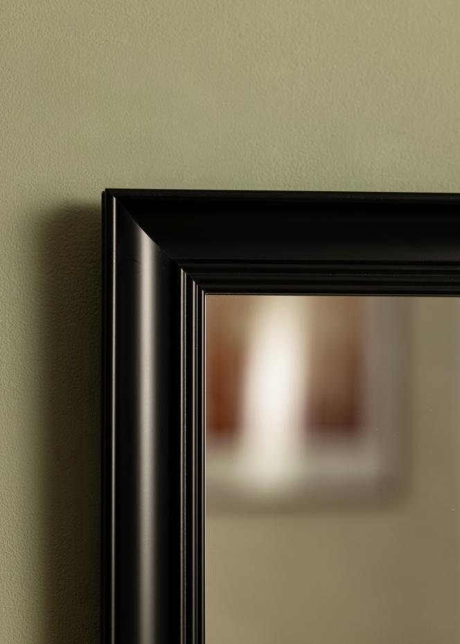 Miroir Alice Noir 40x40 cm