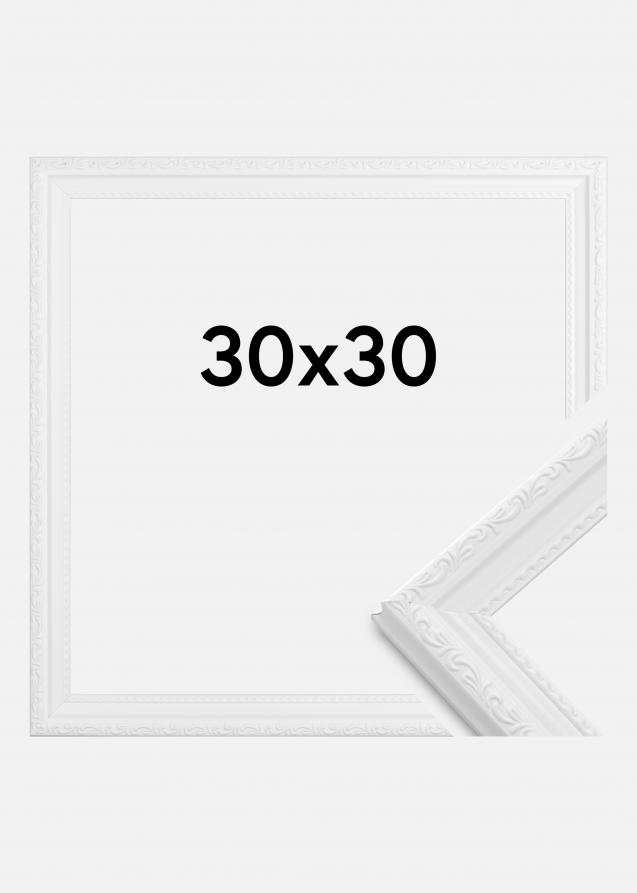 Cadre Abisko Verre Acrylique Blanc 30x30 cm