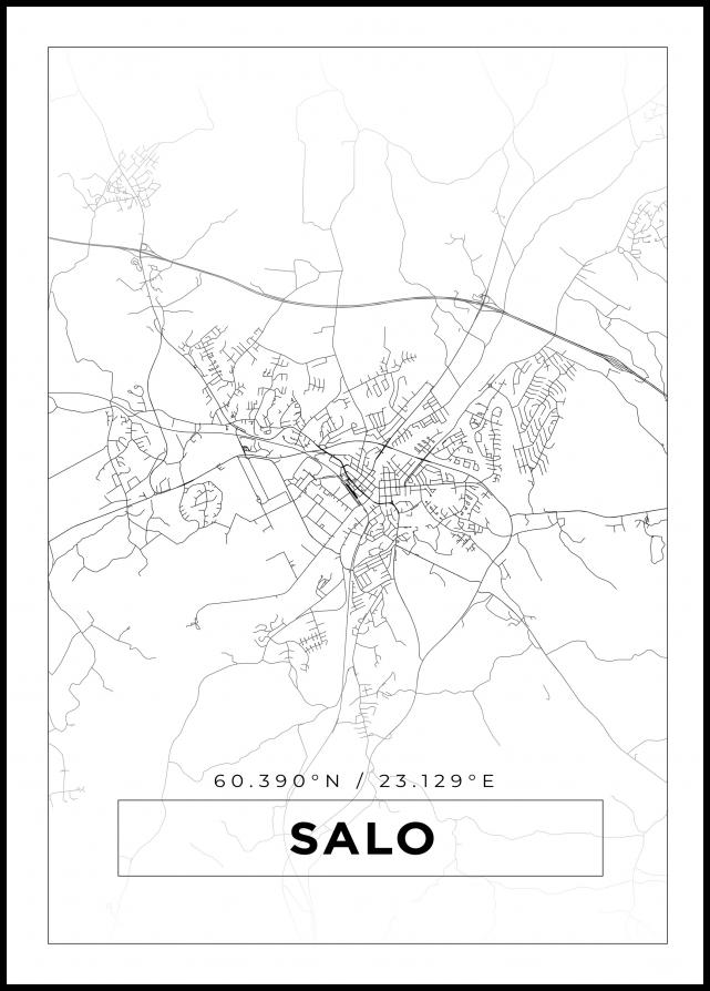Map - Salo - White