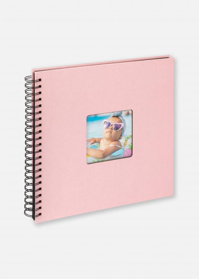 Fun Album bébé Rose - 30x30 cm (50 Pages Noires/25 feuilles)
