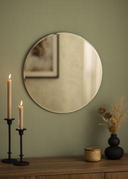 KAILA Miroir rond Dark Bronze Deluxe diamtre 50 cm