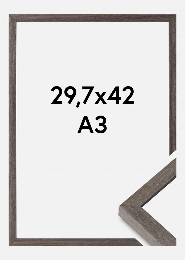 Cadre Ares Verre acrylique Grey Oak 29,7x42 cm (A3)