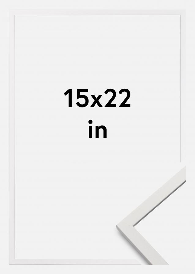 Cadre Edsbyn Verre Acrylique Blanc 15x22 pouces (38,1x55,88 cm)
