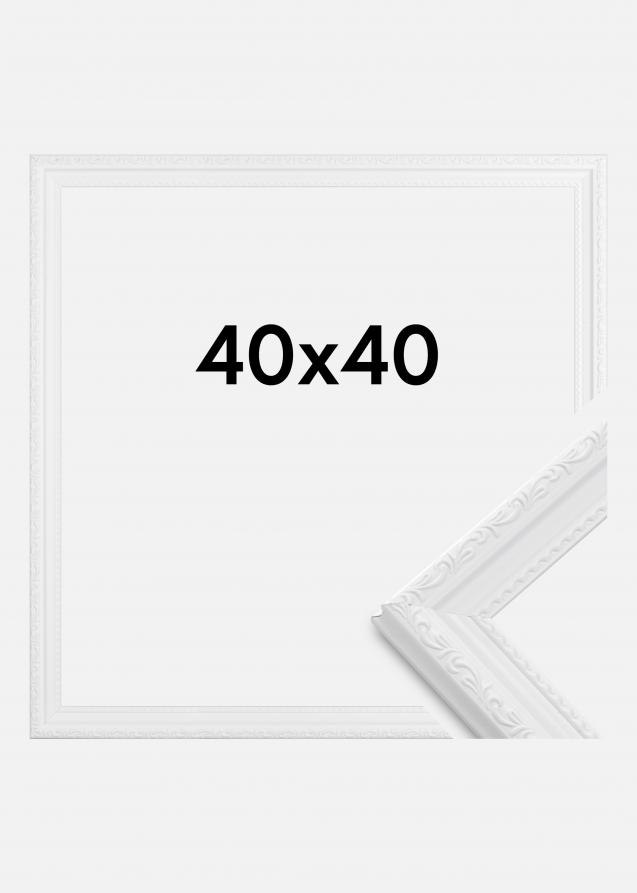 Cadre Abisko Verre Acrylique Blanc 40x40 cm
