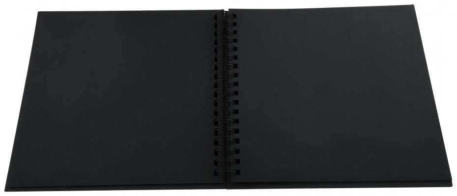 Fun Album spirale Turquoise - 26x25 cm (40 pages noires / 20 feuilles)