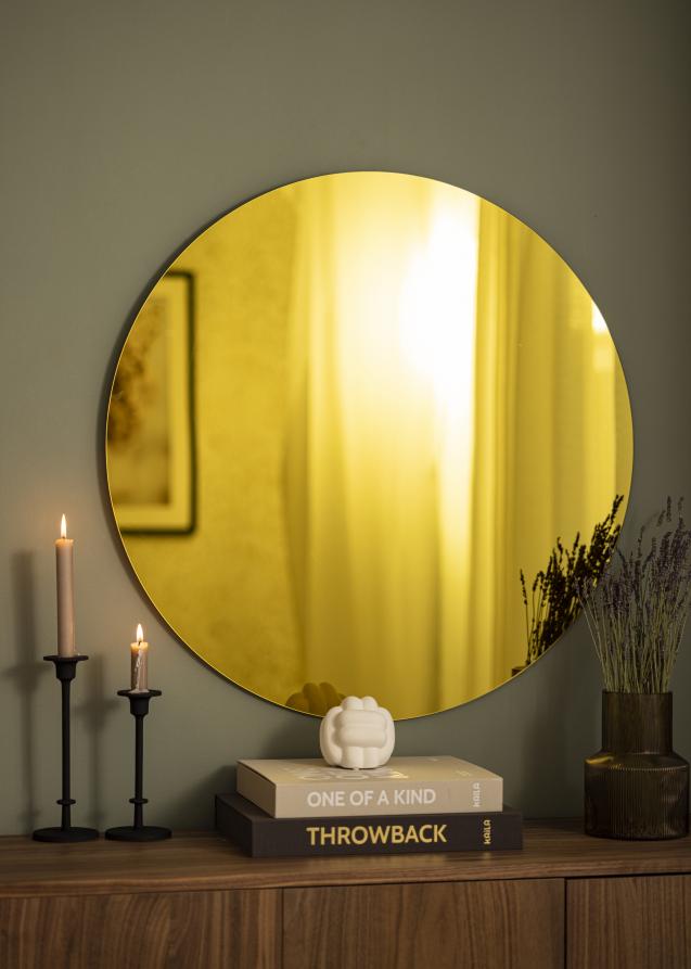 Miroir Rich Yellow diamètre 80 cm