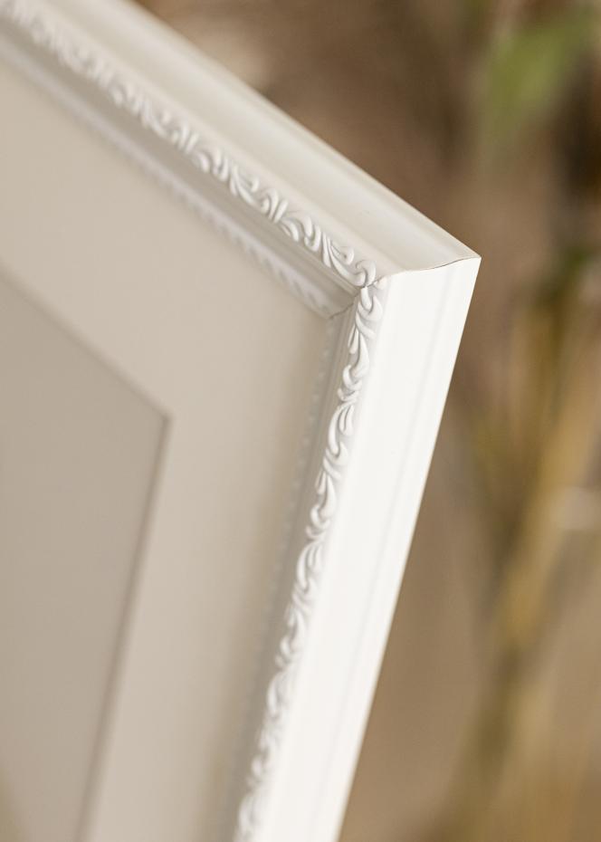 Cadre Abisko Verre Acrylique Blanc 70x70 cm