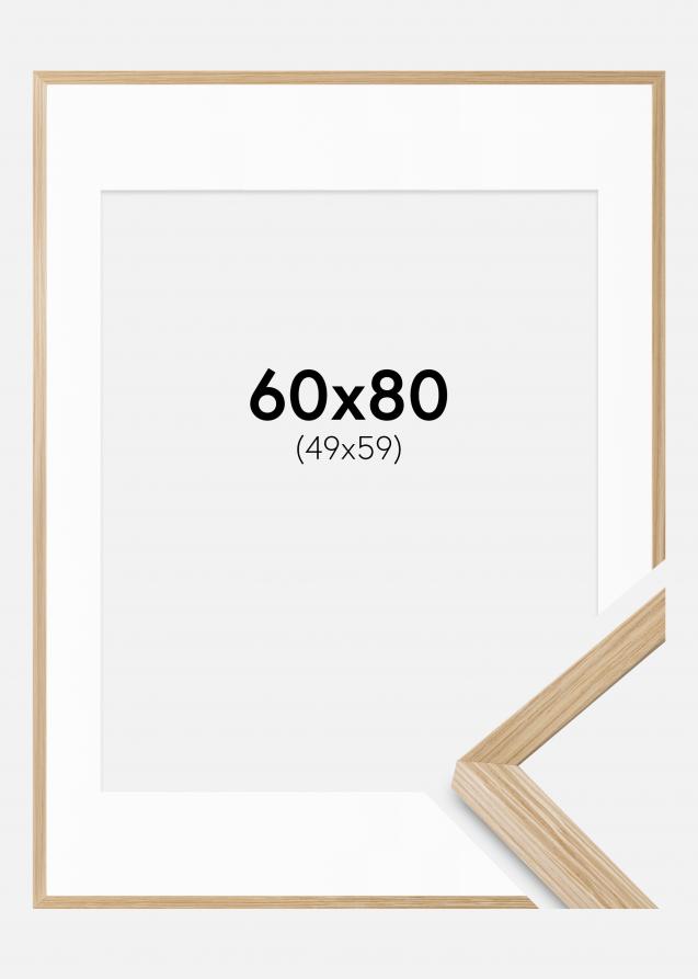 Cadre Soul Oak Veneer 60x80 cm - Passe-partout Blanc 50x60 cm