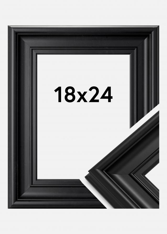 Cadre Mora Premium Verre Acrylique Noir 18x24 cm