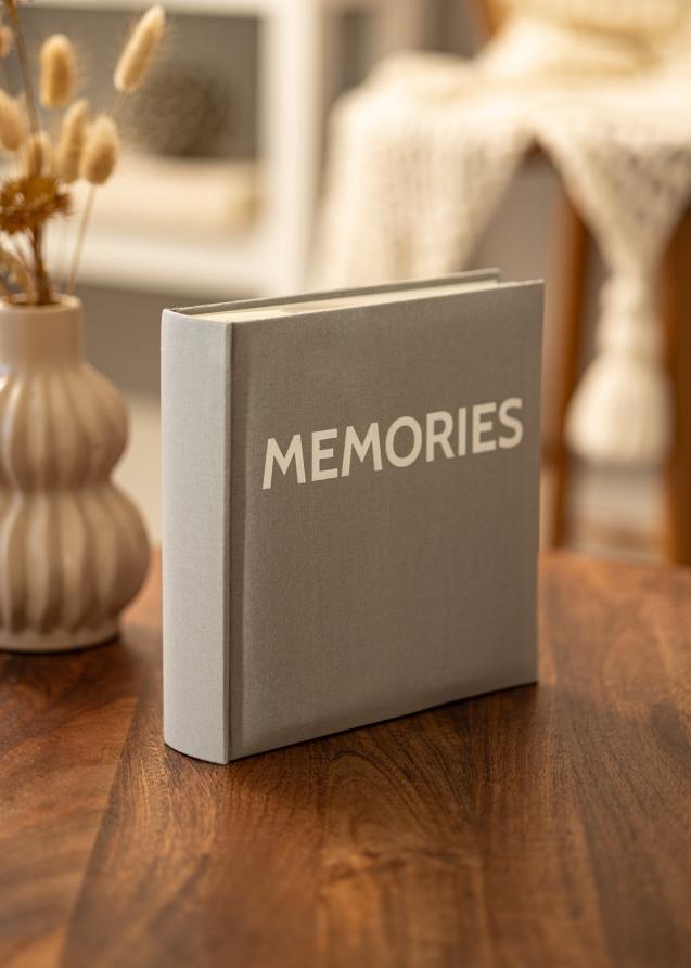 Memories Linen Album Gris foncé - 200 images en 10x15 cm