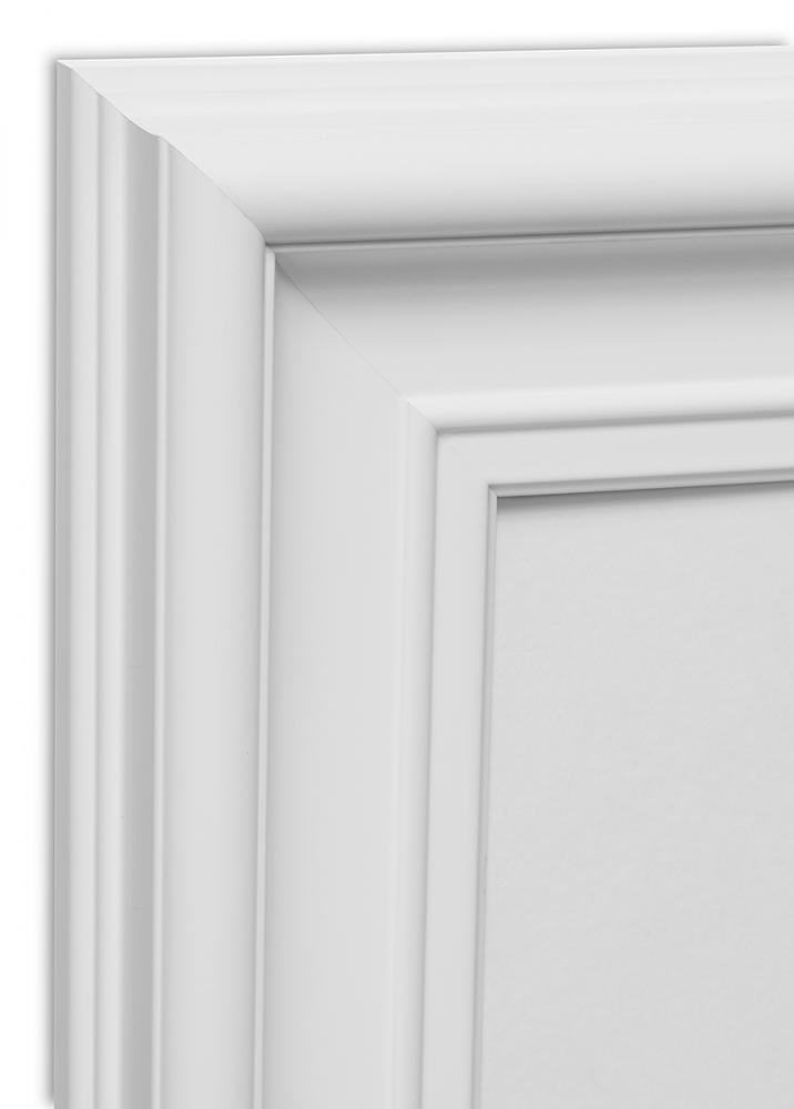 Cadre Mora Premium Verre Acrylique Blanc 70x100 cm