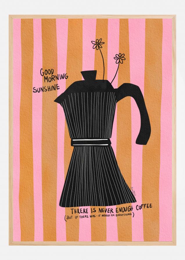 Mocca Coffee Sunshine Poster