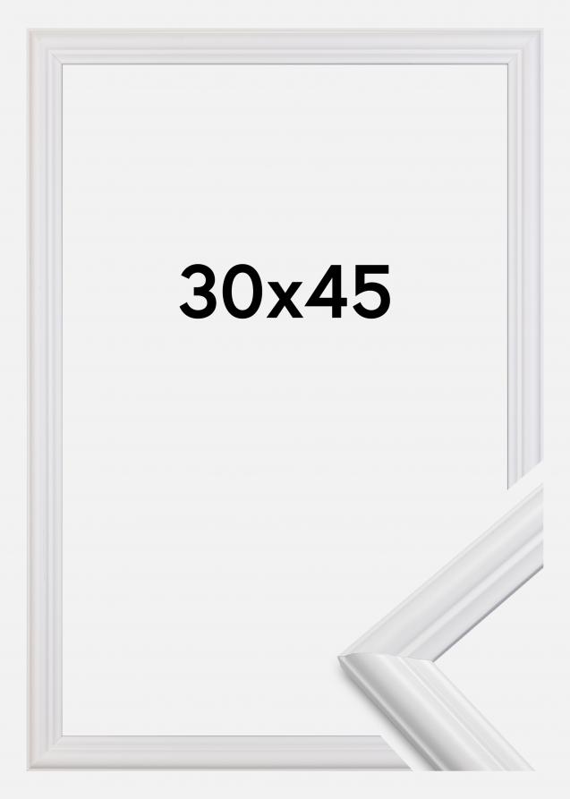 Cadre Siljan Verre Acrylique Blanc 30x45 cm