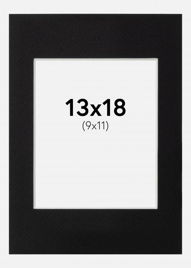 Passe-partout Canson Noir (noyau blanc) 13x18 cm (9x11)